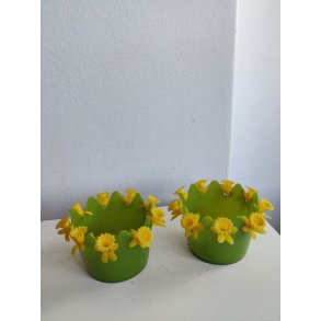 Retro p�ske potteskjulere i plast