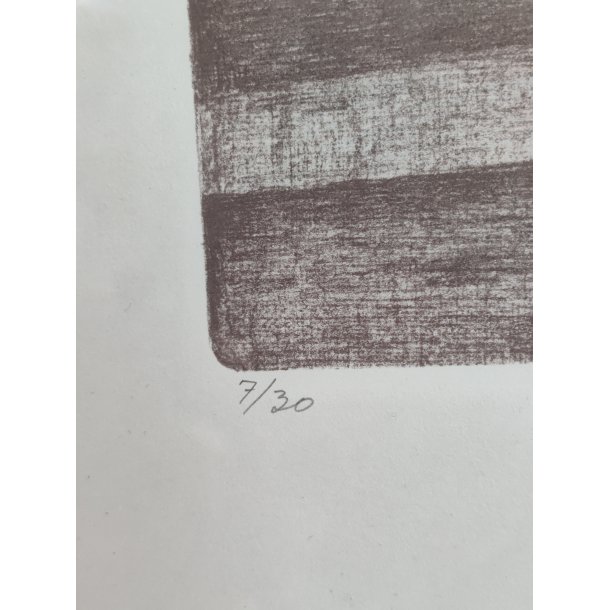 Birger Br�ndum litografi 1980