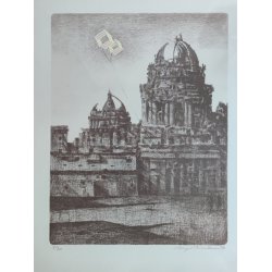 Birger Br�ndum litografi 1980