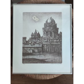 Birger Br�ndum litografi 1980