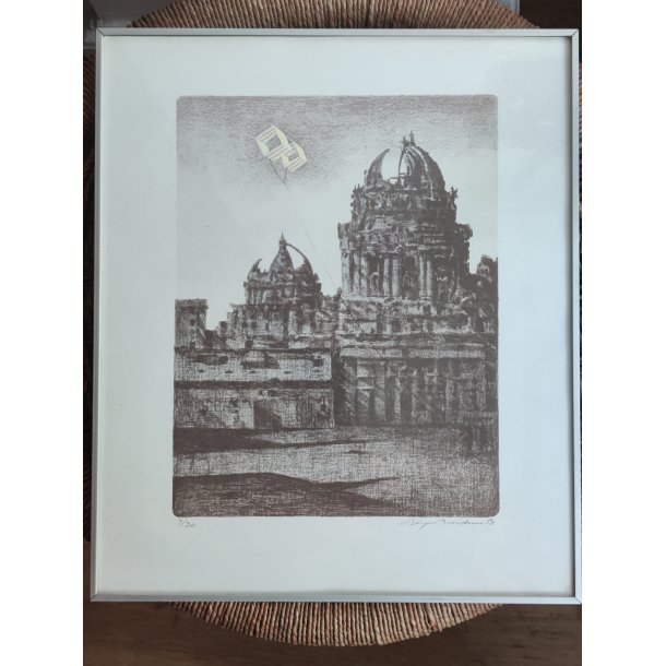 Birger Br�ndum litografi 1980