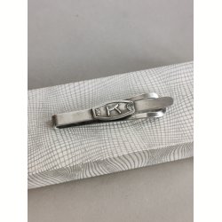 Vintage s�lv-slipsen�l med bogstavet K