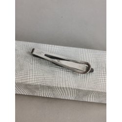 Vintage s�lv-slipsen�l med bogstavet K