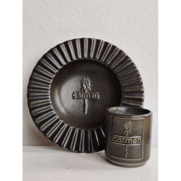 Carmen Curlers sk�l og krukke fra Joghus keramik