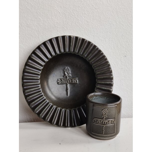 Carmen Curlers sk�l og krukke fra Joghus keramik