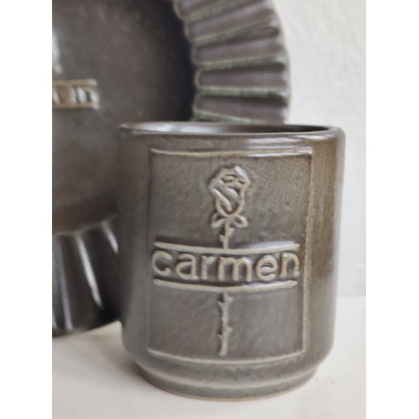Carmen Curlers sk�l og krukke fra Joghus keramik