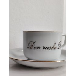 Den Raske Dreng, gammel kop med guldkant