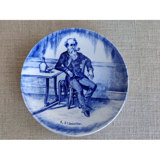 Lille absinth platte, hollandsk 