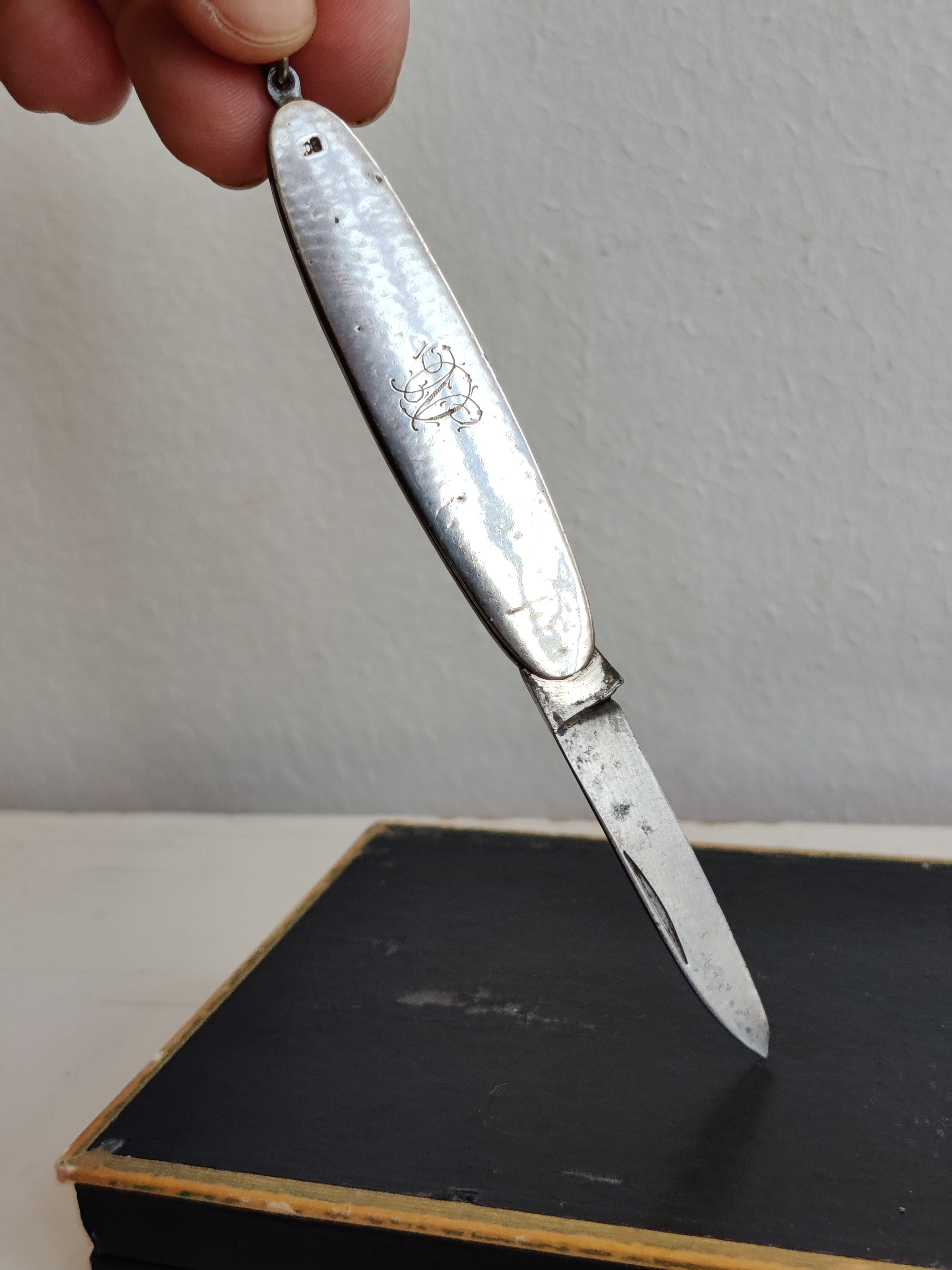 Lille vintage slv lommekniv