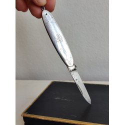 Lille vintage s�lv lommekniv