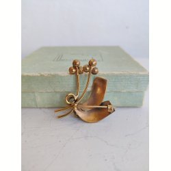 Elegant vintage broche fra 1950'erne