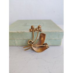 Elegant vintage broche fra 1950'erne