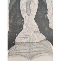 Lizzi Mallow litografi, komposition, 1981