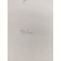 Lizzi Mallow litografi, komposition, 1981