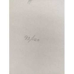 Lizzi Mallow litografi, komposition, 1981