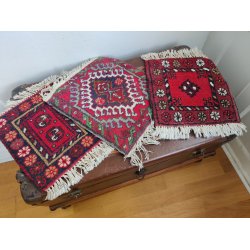 Tre sm� persiske t�pper el. m�tter