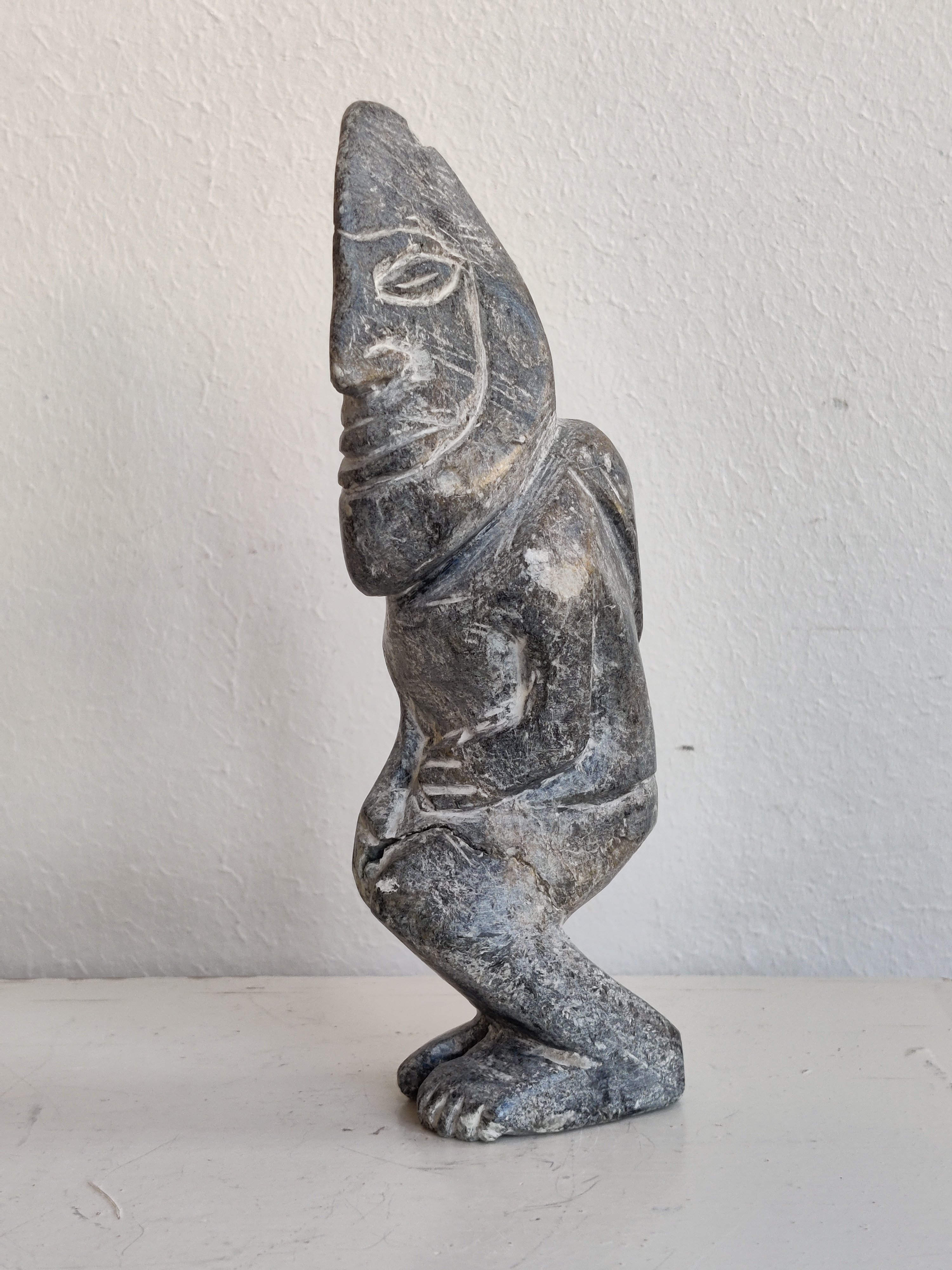 Grnlandsk fedtstensfigur