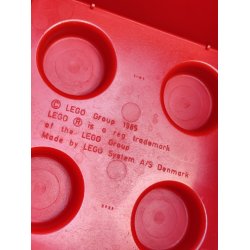 LEGO klods boks eller madkasse, 1985