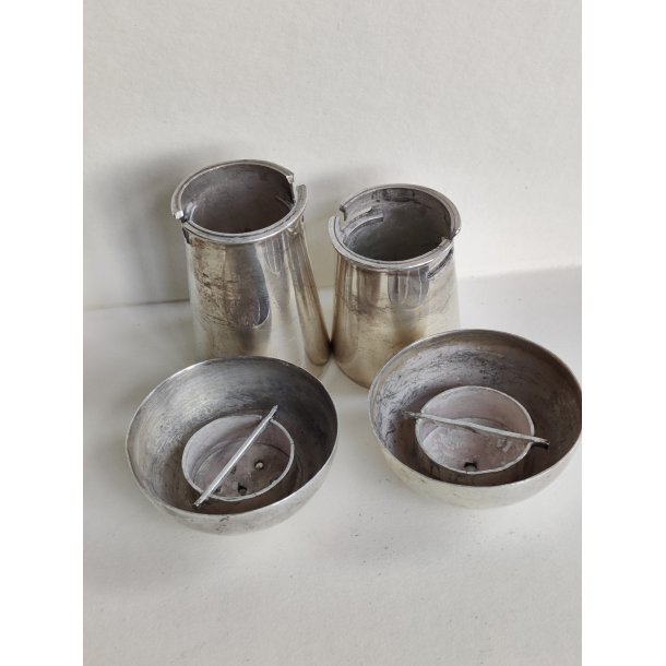 Salt og peber paddehatte, sterling s�lv