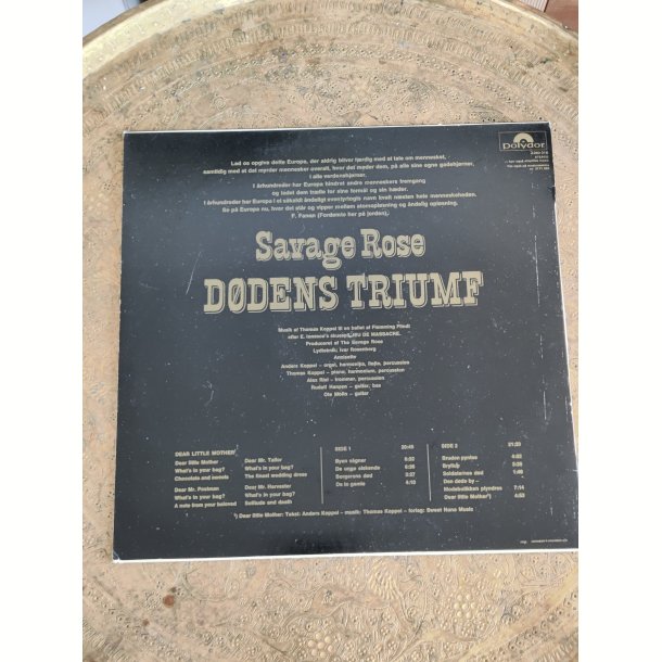 LP: Savage Rose: D�dens Triumf