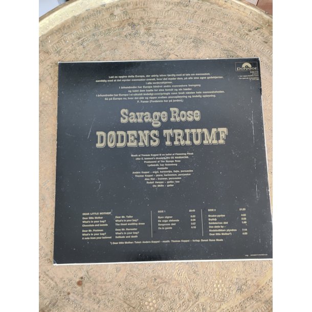 LP: Savage Rose: D�dens Triumf