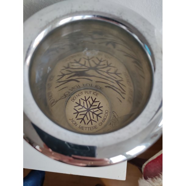 Zanetto fors�lvet vink�ler, h�ndlavet italiensk