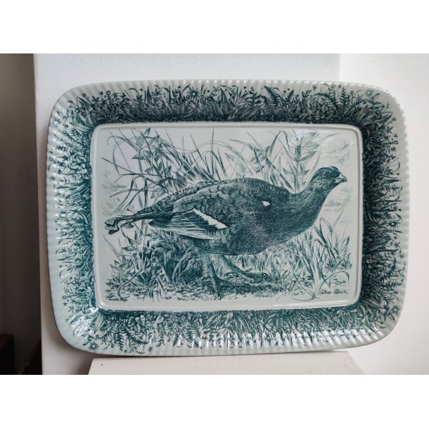 Stort flot Nym�lle fad af Mads Stage, gr�n urfugl