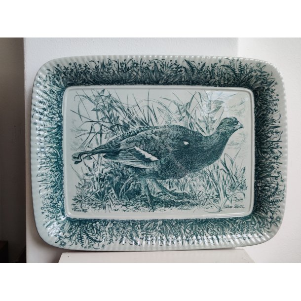 Stort flot Nym�lle fad af Mads Stage, gr�n urfugl