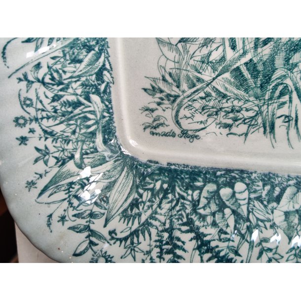 Stort flot Nym�lle fad af Mads Stage, gr�n urfugl