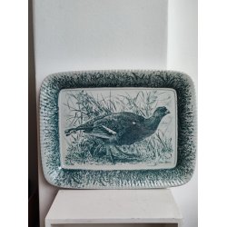 Stort flot Nym�lle fad af Mads Stage, gr�n urfugl