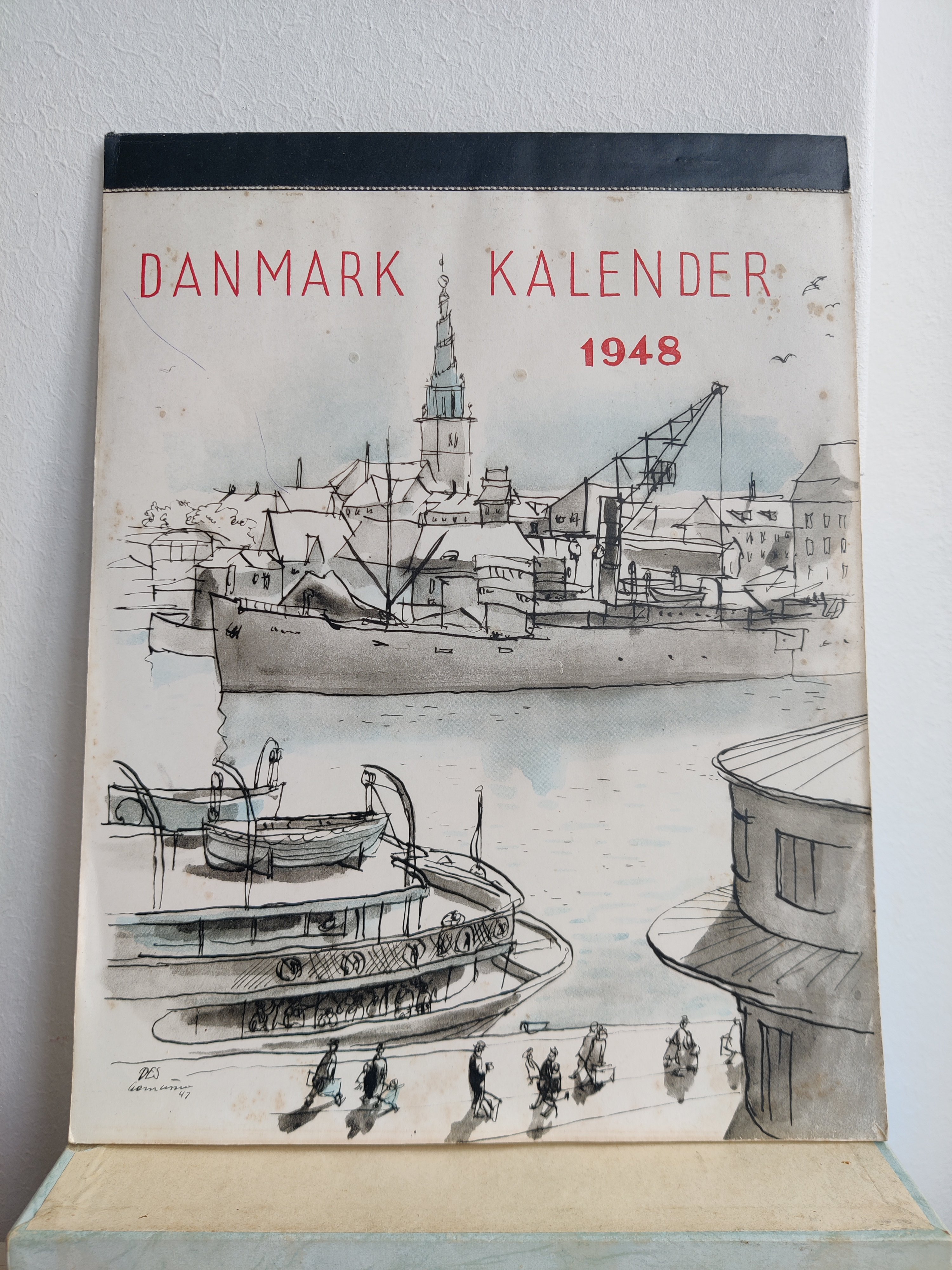 Original foto vgkalender fra 1948