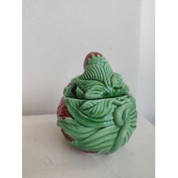 Vintage jordb�r marmeladesk�l 