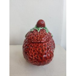 Vintage jordb�r marmeladesk�l 