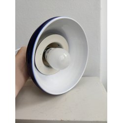 S�holm pendel, koboltbl� keramiklampe