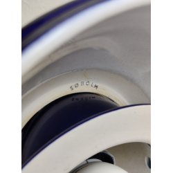 S�holm pendel, koboltbl� keramiklampe