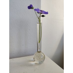 Lille orkid�vase i klart glas