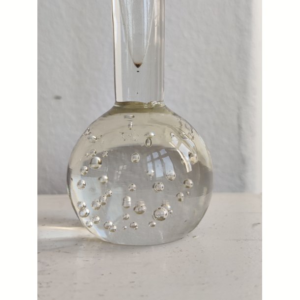 Lille orkid�vase i klart glas