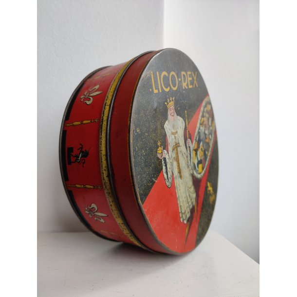 Stor lakridskonfekt d�se, Lico-Rex fra 1920'erne