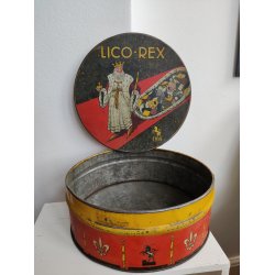 Stor lakridskonfekt d�se, Lico-Rex fra 1920'erne