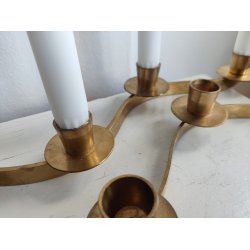 .Messing advents slangestage til 4 lys