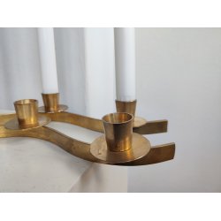 .Messing advents slangestage til 4 lys