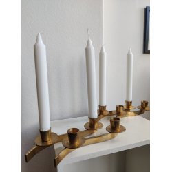 .Messing advents slangestage til 4 lys