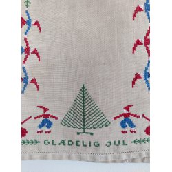 Bordl�ber med masser af s�de nisser og gl�delig jul