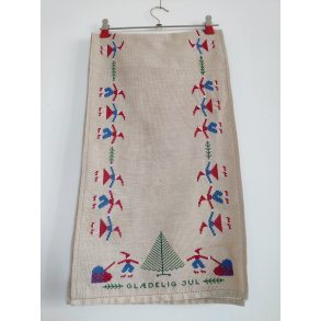 Bordl�ber med masser af s�de nisser og gl�delig jul