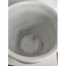 Lysebl� gammel syltekrukke, Bo Fajans Gefle, Sverige 