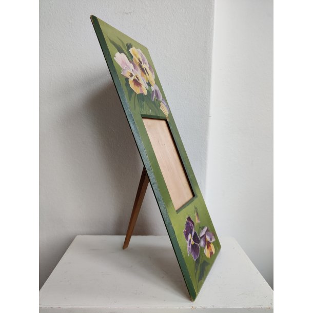 Bemalet fotoramme af tr�, ca. 1890-1910