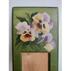 Bemalet fotoramme af tr�, ca. 1890-1910