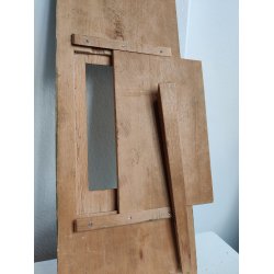 Bemalet fotoramme af tr�, ca. 1890-1910