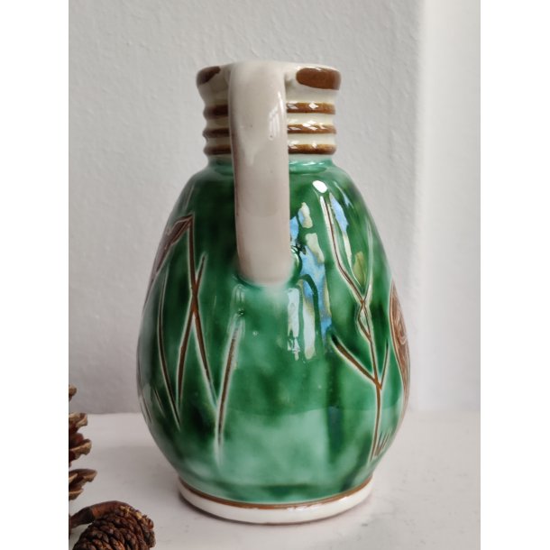 Hauns� Keramik lille vase med hjorte