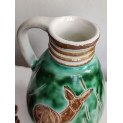 Hauns� Keramik lille vase med hjorte